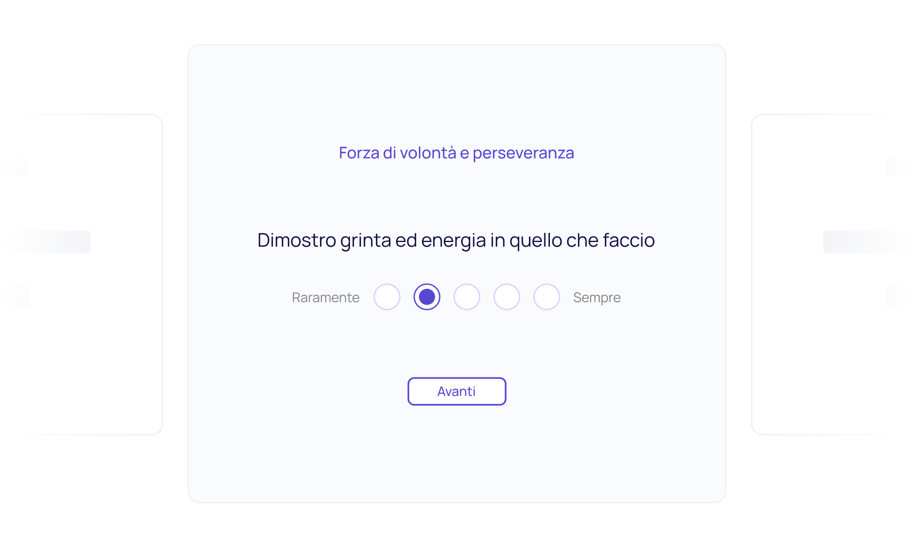 Domanda questionario inizio percorso di coaching